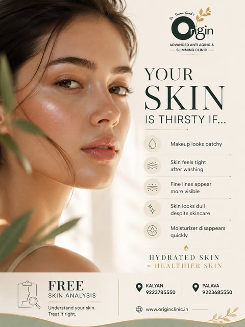 💧 Is your skin asking for water, not more products?

Sometimes the problem isn’t your skincare rout
