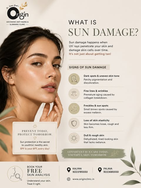 ☀️ Think sun damage only means tanning? Think again.

Every day, UV rays can silently affect your sk