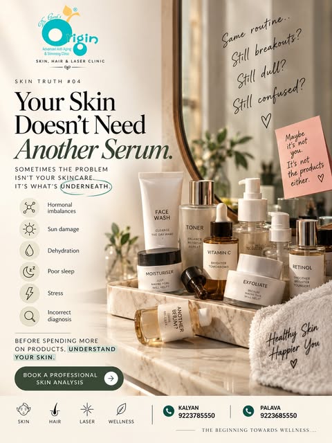 You don’t need another serum. You need answers. ✨

Still dealing with breakouts, dullness, pigmentat