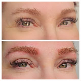 😍😍 April is here and the sun has us energized to get things done. Melanie had her brows done and s