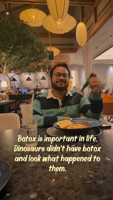 Dinner reservation ✅ Botox appointment ⏳ Priorities are priorities 😅

Jokes aside — dinosaurs didn’
