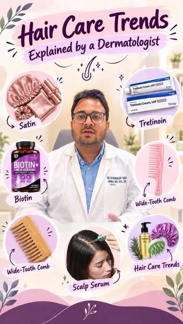 Hair Care Trends: STASH or TRASH? 🧴🗑️ (as a dermatologist)

🛒 Satin sleep set — cuts friction on 