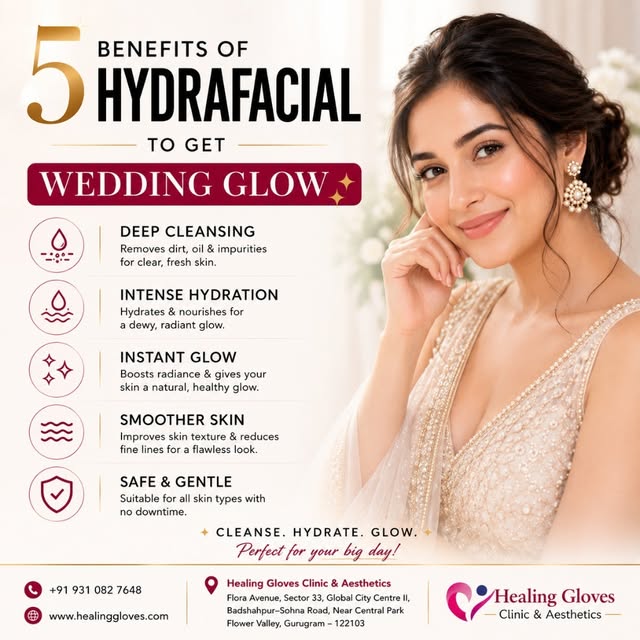 👰✨ Your Wedding Glow Starts Before the Makeup!

Planning your big day? Give your skin the care it d