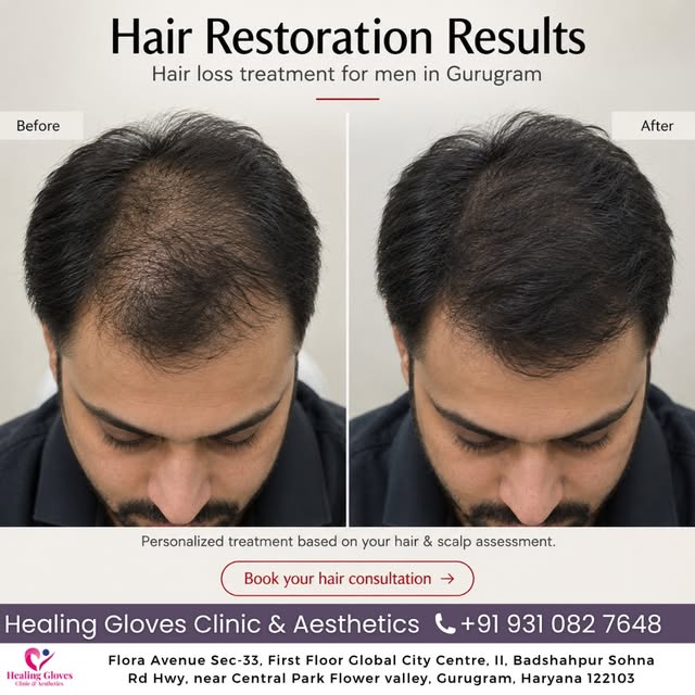 ✨ Hair Restoration Results for Men in Gurugram ✨

Thinning hair doesn’t have to be ignored. With the