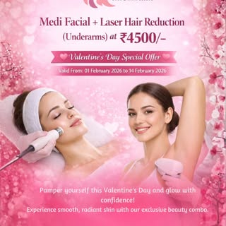 Fall in love with flawless skin this Valentine’s Day 💖✨
Treat yourself to our Valentine’s Day Speci