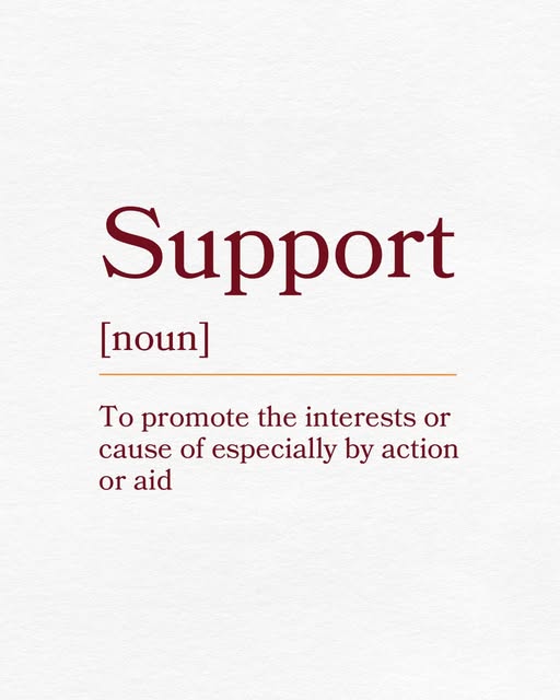Support. 🧡

Sometimes the biggest difference isn’t having all the answers—it’s knowing you don’t ha