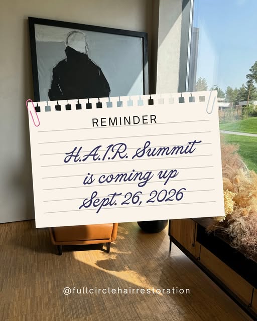 MARK YOUR CALENDAR 📅 Our H.A.I.R. Summit is happening on Saturday, September 26th ✨

Whether you've