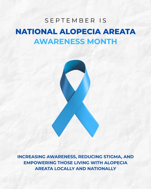 September is National Alopecia Areata Awareness Month 💙

Hair loss can impact more than just your a