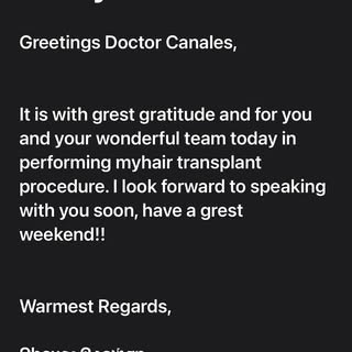 Always great to end the week with a transformative surgery—- artistically and technically challengin