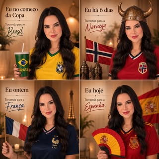 Se acabar todas as seleções, eu torço para o juiz… mas não torço para a Argentina. 🤣⚽