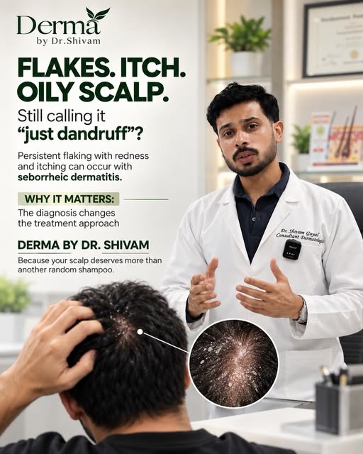 Flakes. Itching. An oily scalp.
Still calling it “just dandruff”? 👀

Not every flaky scalp is ordin