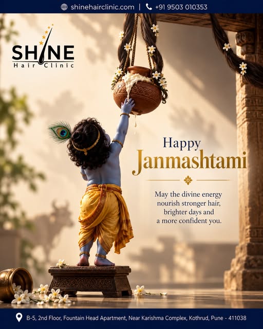 Happy Janmashtami! ✨

May the divine energy nourish stranger hair, brighter days and a more confiden