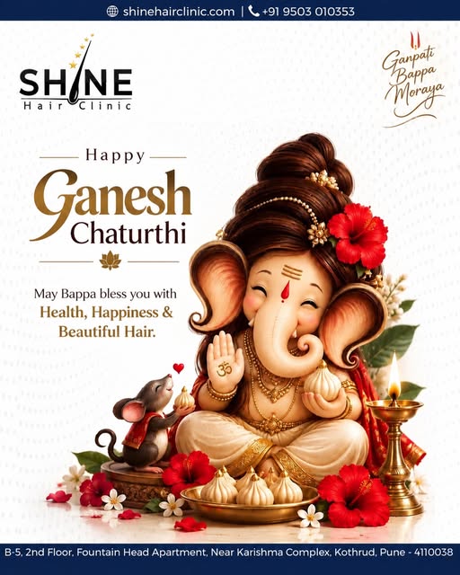 May Bappa bring wisdom to your mind, peace to your heart, and new beginnings to your life!

May this