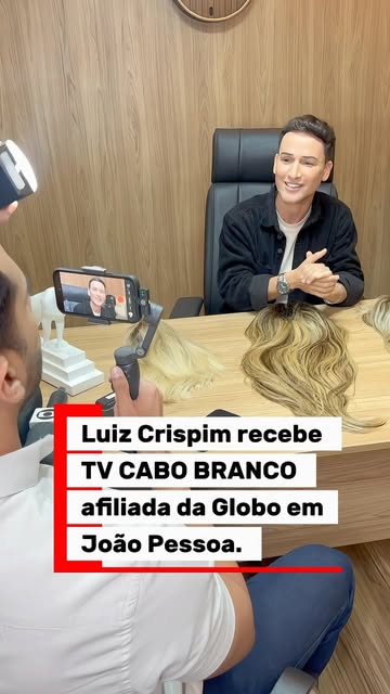 🎥 Bastidores de uma conversa que vai muito além do cabelo.

Durante sua agenda na 18ª Feira Paraiba