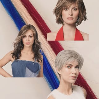 Les coiffures en 💙🤍❤️ 
Laquelle préférez-vous ?