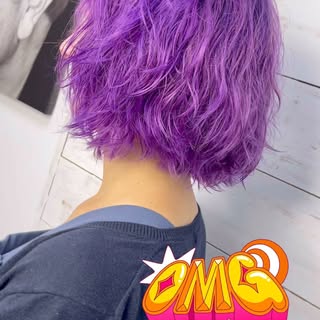 Transform your look with our stunning purple non-surgical hair replacement! 💜✨ Say goodbye to hair 
