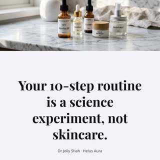 More products don't always mean better skincare.

Sometimes they simply mean more variables.

One ne