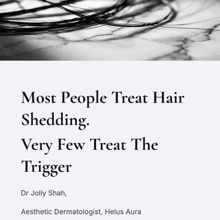 When people notice more hair fall, the first instinct is understandable.
"How do I stop this?"
One o