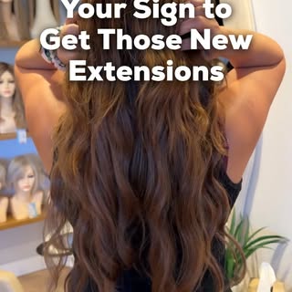 “If your extensions are knotting more than they’re flowing, it’s time for a refresh.” ✨ 

#thisisyou