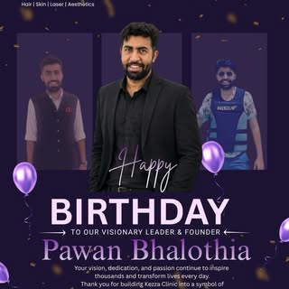 Celebrating the visionary leader behind Kezza Clinic! 🎉✨

Happy Birthday, Pawan Bhalothia Sir! 🎂

