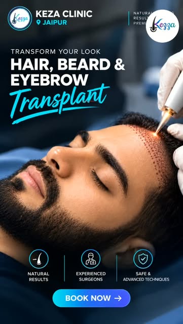 Bald patches? Patchy beard? Thin brows?
We fix all 3 at one place. 💯
Hair Transplant | Beard Transp