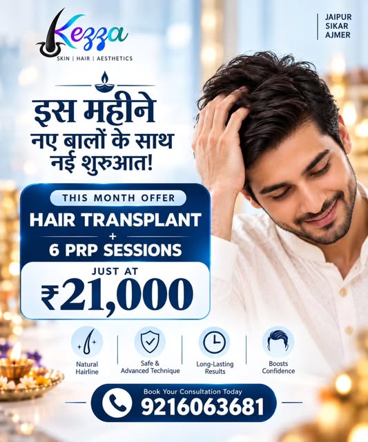 HT + 6 PRP @ ₹21k - Offer for this Month Only!
Kezza Clinic 9216063681

#HairTransplant #hairtranspl