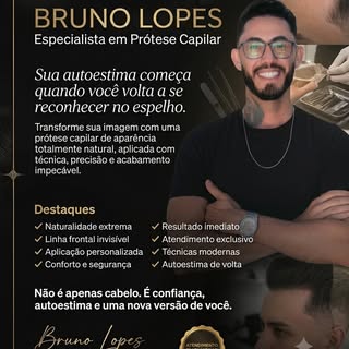 Você não precisa conviver com a falta de cabelo. Você merece voltar a se reconhecer no espelho.

A p