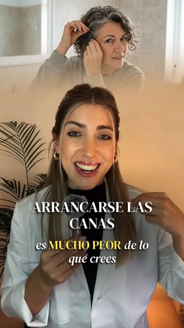 ¿Si te arrancas una cana, salen siete? 👀

❌ MITO. Cada cabello nace de un folículo independiente, a