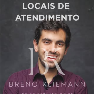 Dúvidas e mais informações pelo número (42) 98405-1532. 
Breno Kliemann - Dermatologista 
CRM-PR 39.
