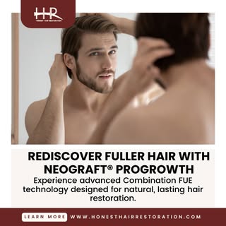 Thinning hair doesn't have to define your look.
At Honest Hair Restoration, Dr. Maag and his team us