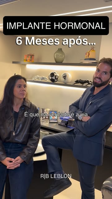 Da fadiga constante para uma energia que não cabe no dia a dia. 6 meses após o implante hormonal, o 