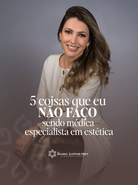 Tem coisas que você passa a enxergar de outro jeito quando trabalha diariamente com estética.

E tal