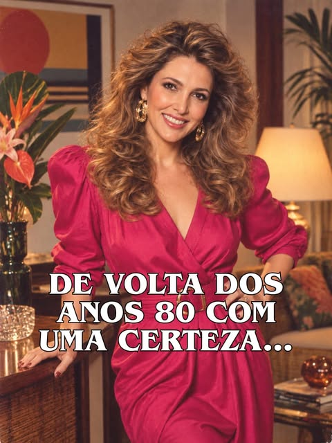 Os anos 80 tinham muita coisa boa. Mas a medicina estética de 2026 eu prefiro manter. 😂

As possibi