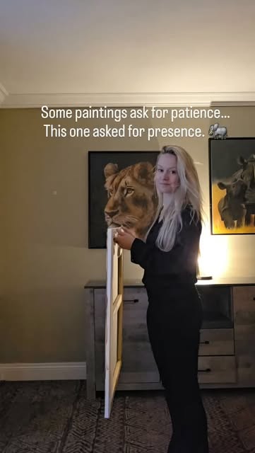 Some paintings ask for patience…
This one asked for presence. 🐘

After many layers, countless detai