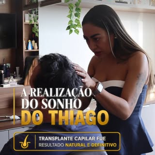 Do Thiago, que mora nos EUA, veio até o Brasil especialmente para operar 
com a Dra. Alexa.

A jorna