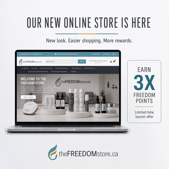 IT’S OFFICIAL — THE NEW FREEDOM STORE IS LIVE! 

Our fresh new The FREEDOM Store has officially laun