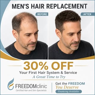NEW HAIR. NEW CONFIDENCE. 30% OFF.

Ready to transform your look with a natural, customized hair rep