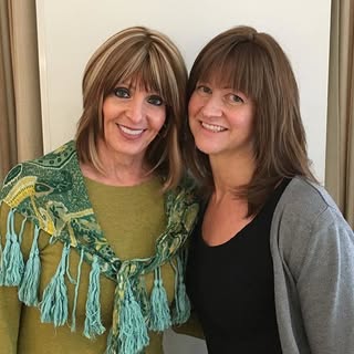 Wash & wear hair for a girl on the go - Nancy owns this cut and can gather it into a pony as her day