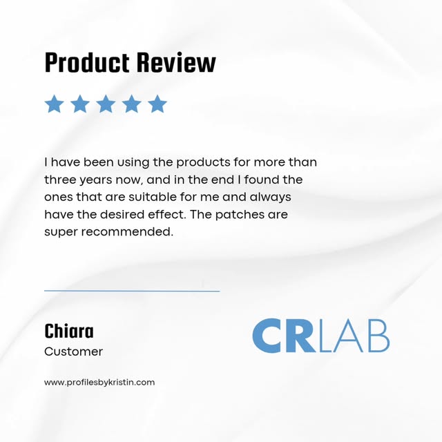 "I have been using the products for more than three years now, and in the end I found the ones that 
