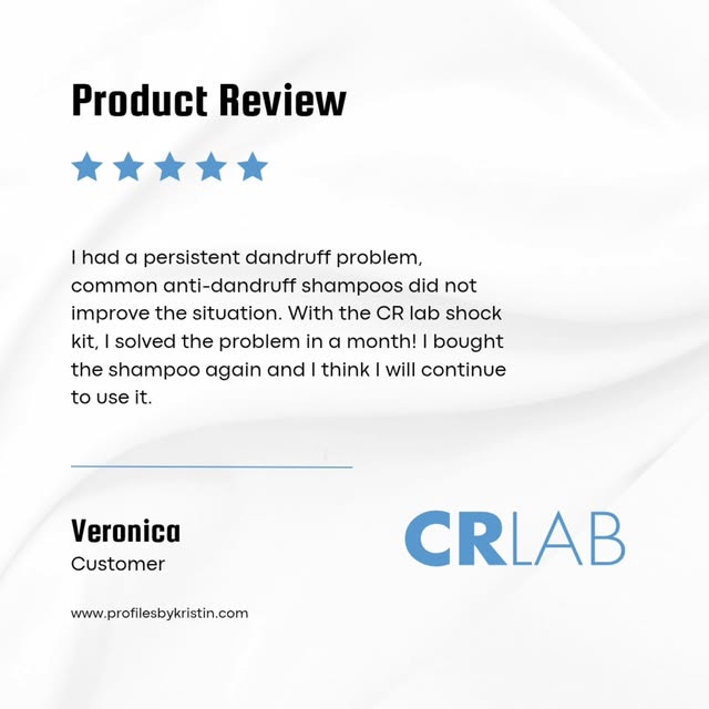 CRLAB Product Review

"I had a persistent dandruff problem, common anti-dandruff shampoos did not im