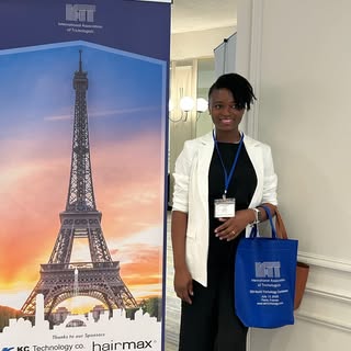 Look who made it to the international Association of Trichologists (IAT) conference in Paris, France