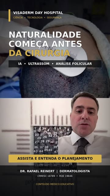 Naturalidade não começa quando o primeiro fio é implantado. Ela começa muito antes da cirurgia: no d