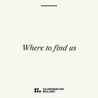 Good hair days are even closer📍

You can find Scandinavian Biolabs at selected retail partners acro