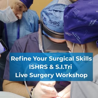 Get ready to refine your surgical techniques in hair transplantation - live.

The ISHRS Europe 2026 