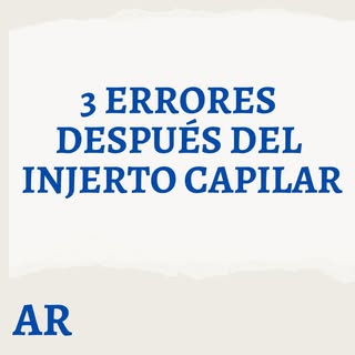 Los 3 errores que comenten los pacientes luego de hacer un injerto capilar!

NO DESCANSAR EN LA POSI