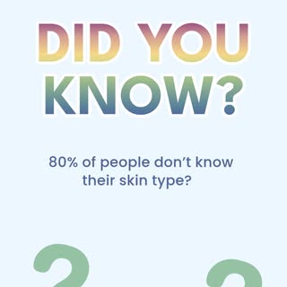 Do you know your skin type?

Understanding your skin type is an important first step in building an 