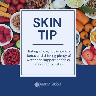 Healthy skin is about more than what you put on it. 

A balanced, nutrient-rich diet and proper hydr