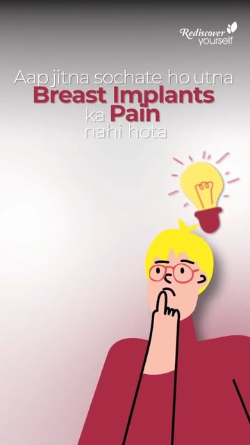 Worried that breast implants mean a lot of pain? Not as much as you think.

Most discomfort peaks on