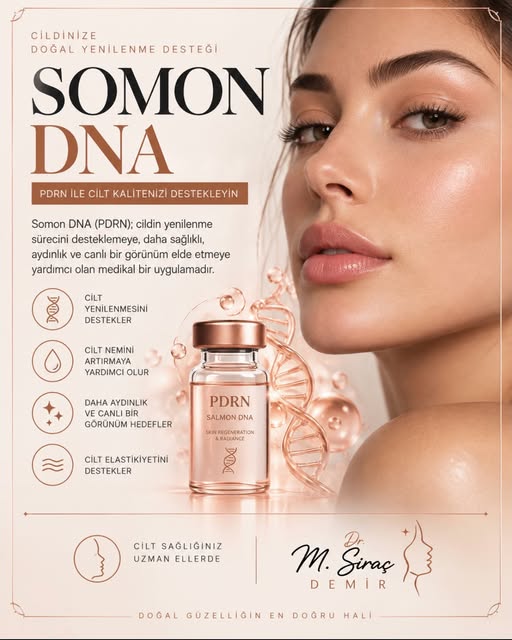 ✨ Cildinize yenilenme desteği: Somon DNA (PDRN)

Somon DNA uygulaması; cilt kalitesini desteklemek, 