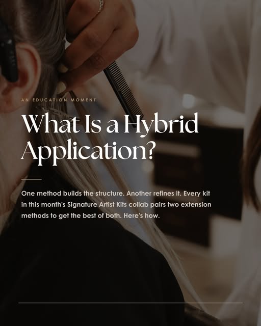 Hybrid Application 101 🧵🪡 One method builds the foundation. Another refines it.⁠
⁠
That’s the idea